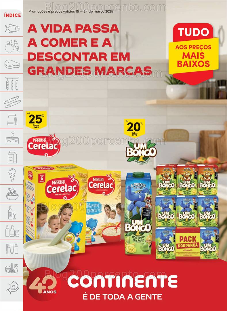 Antevisão Folheto CONTINENTE Promoções de 18 a 24 março