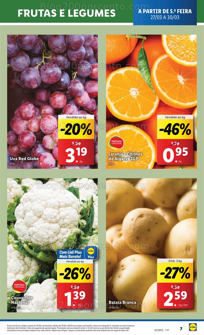 Antevisão Folheto LIDL Promoções de 27 março a 2 abril