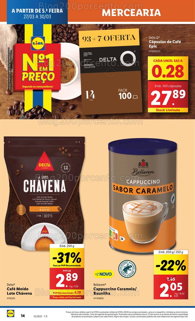 Antevisão Folheto LIDL Promoções de 27 março a 2 abril