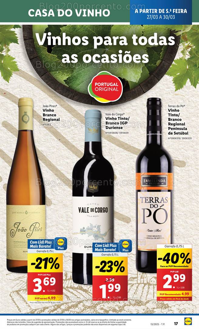 Antevisão Folheto LIDL Promoções de 27 março a 2 abril