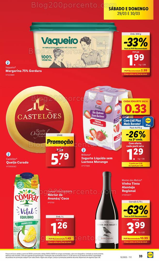 Antevisão Folheto LIDL Promoções de 27 março a 2 abril