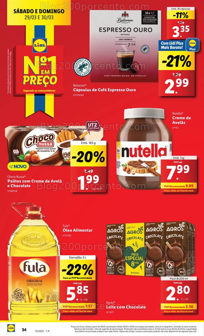 Antevisão Folheto LIDL Promoções de 27 março a 2 abril