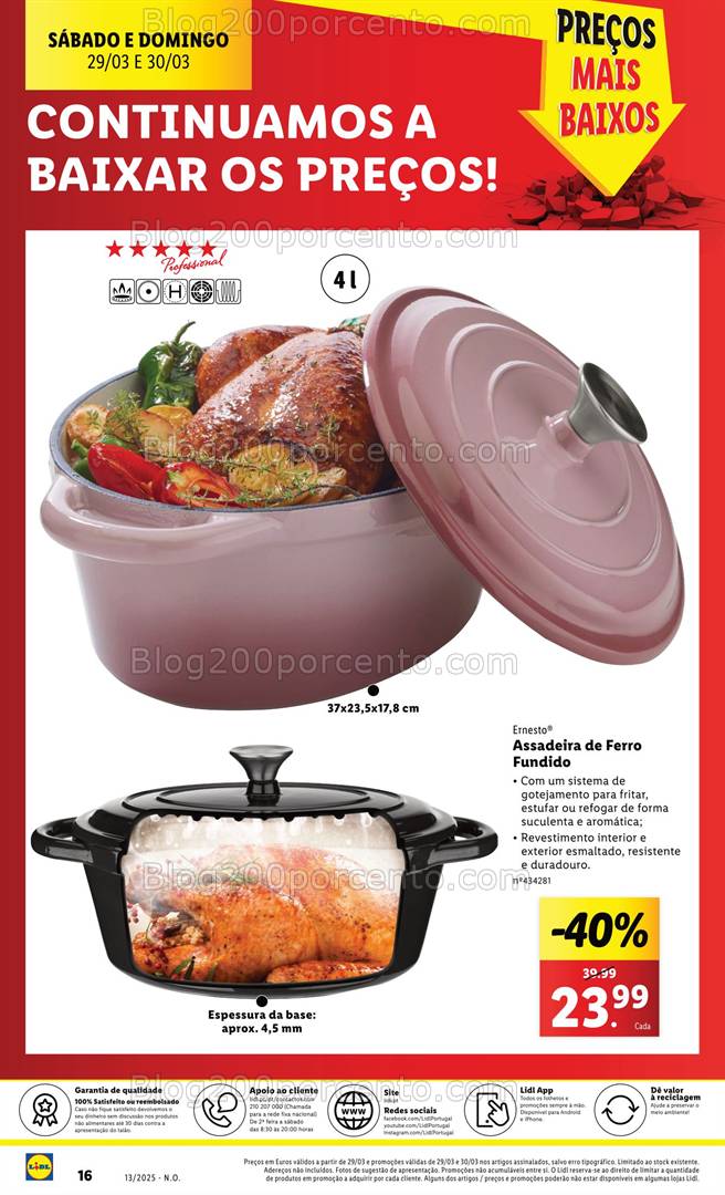 Antevisão Folheto LIDL Bazar Extra Fim de Semana - 29 e 30 março