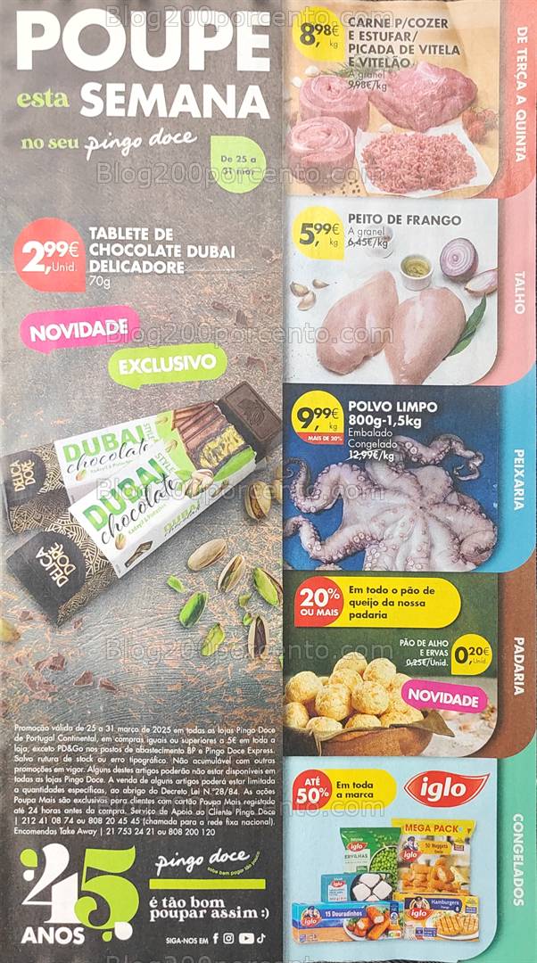 Antevisão Folheto PINGO DOCE Promoções de 25 a 31 março