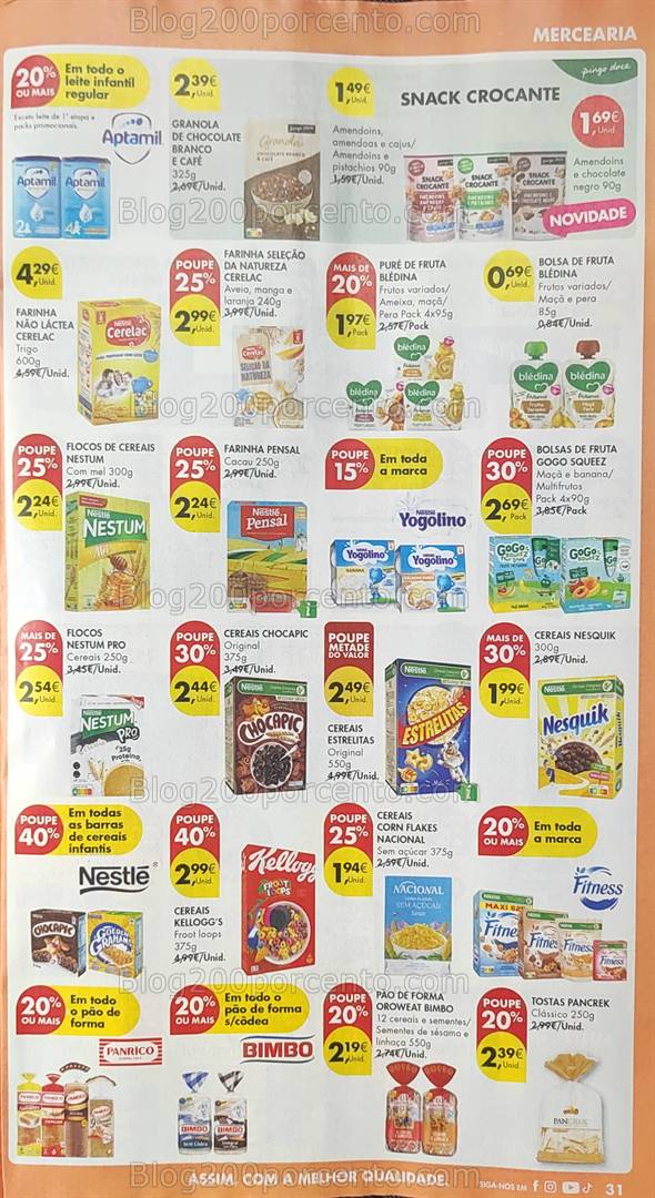 Antevisão Folheto PINGO DOCE Promoções de 25 a 31 março