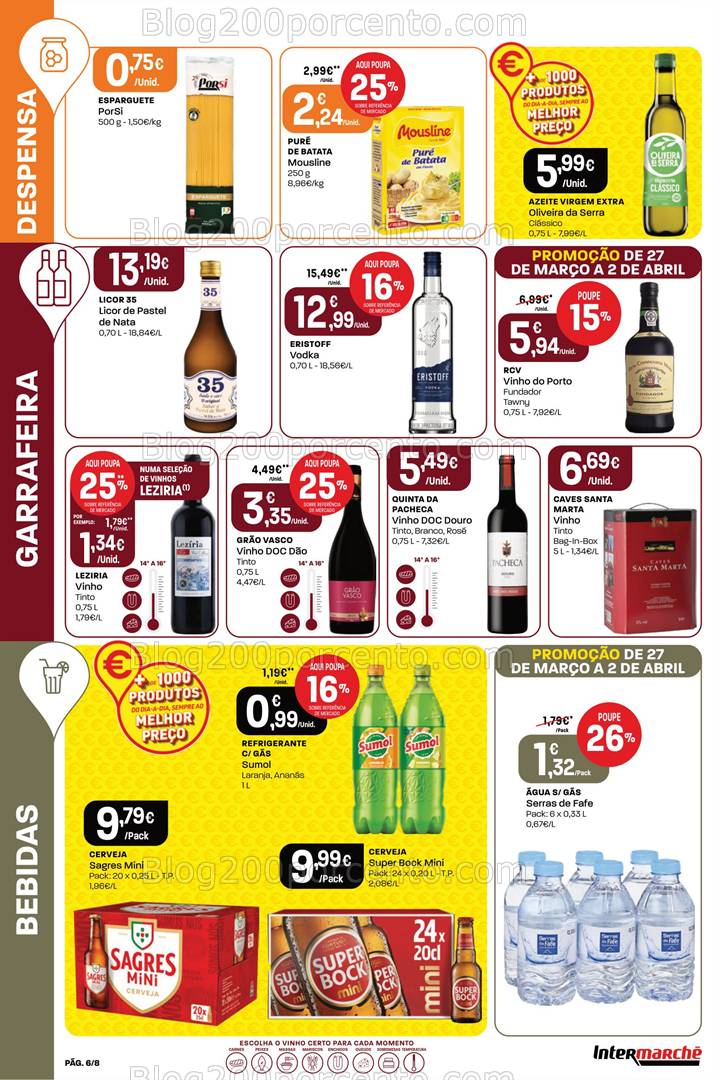 Antevisão Folheto INTERMARCHÉ Mini Promoções de 27 março a 2 abril