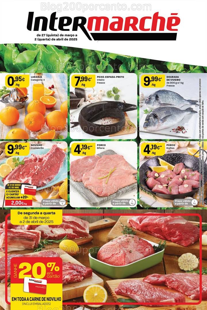 Antevisão Folheto INTERMARCHÉ Super Promoções de 27 março a 2 abril