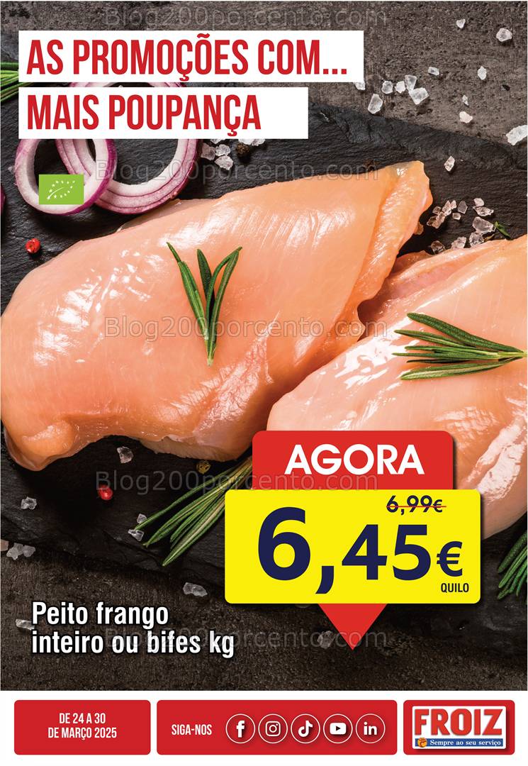 Antevisão Folheto FROIZ Promoções de 24 a 30 março