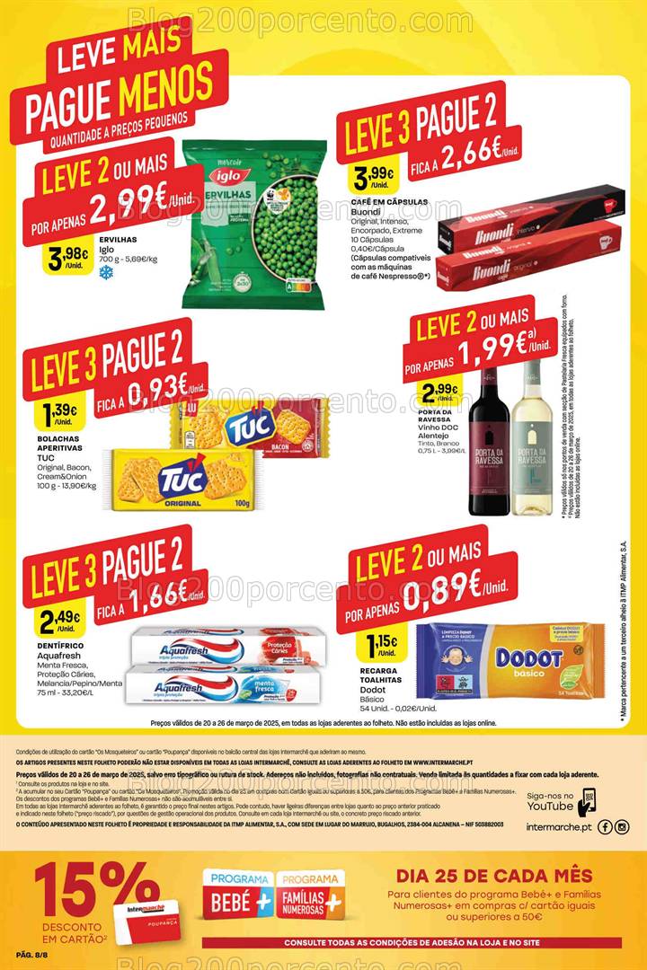 Antevisão Folheto INTERMARCHÉ Mini Promoções de 20 a 26 março