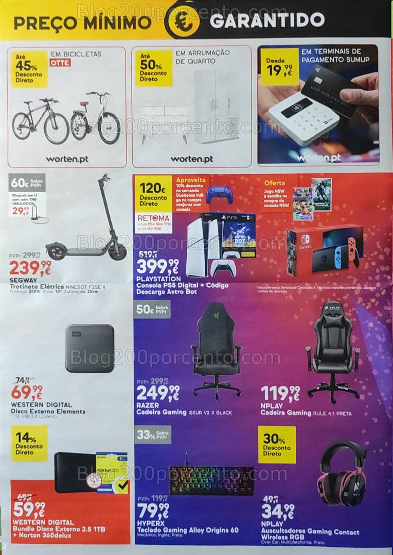 Antevisão Folheto WORTEN Promoções de 18 a 24 março