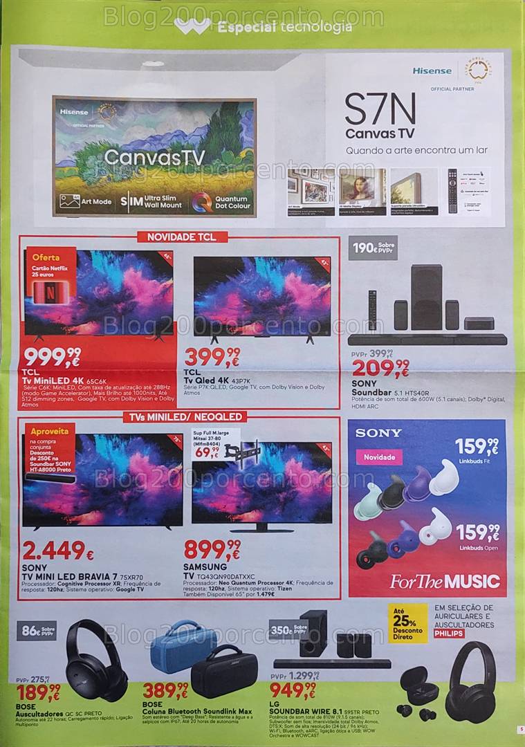 Antevisão Folheto WORTEN Promoções de 25 a 31 março