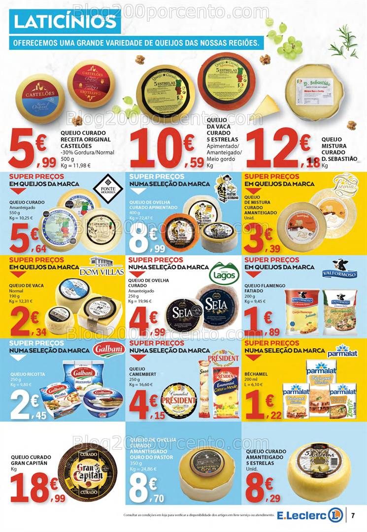Antevisão Folheto E-LECLERC Páscoa + Promoções de 10 a 21 abril