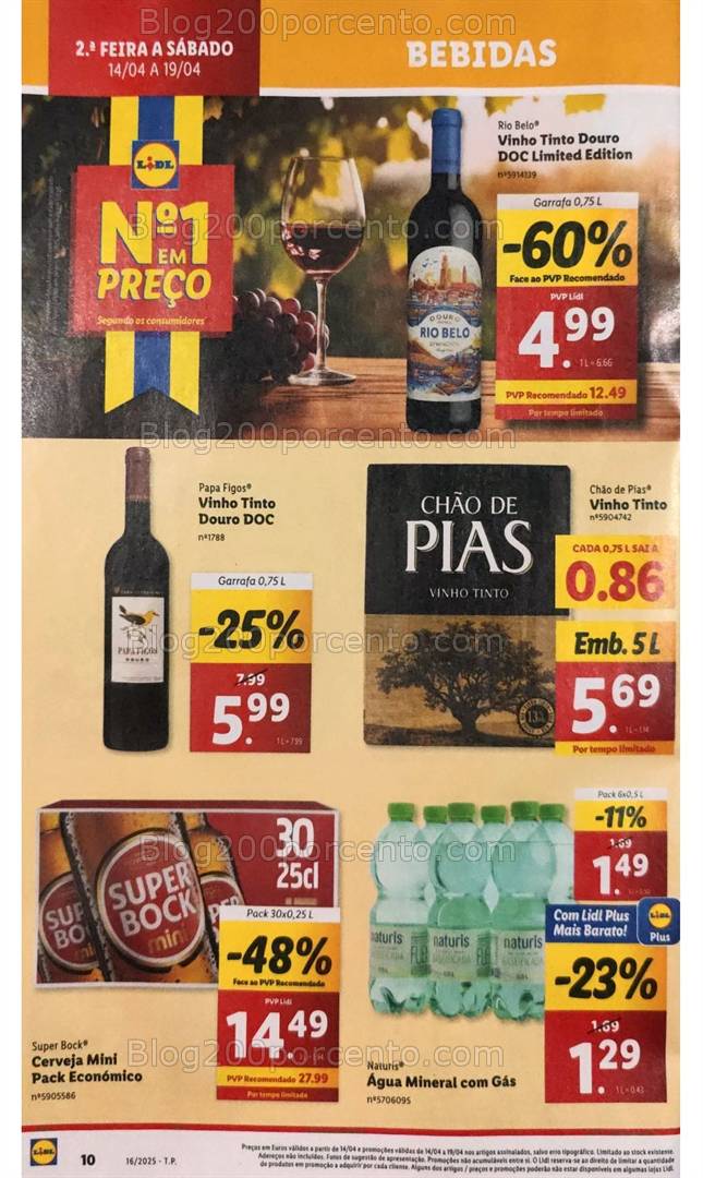 Antevisão Folheto LIDL Promoções de 14 a 19 abril