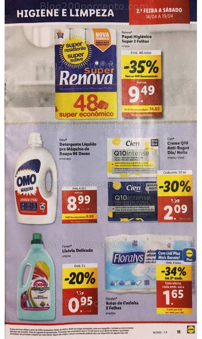 Antevisão Folheto LIDL Promoções de 14 a 19 abril