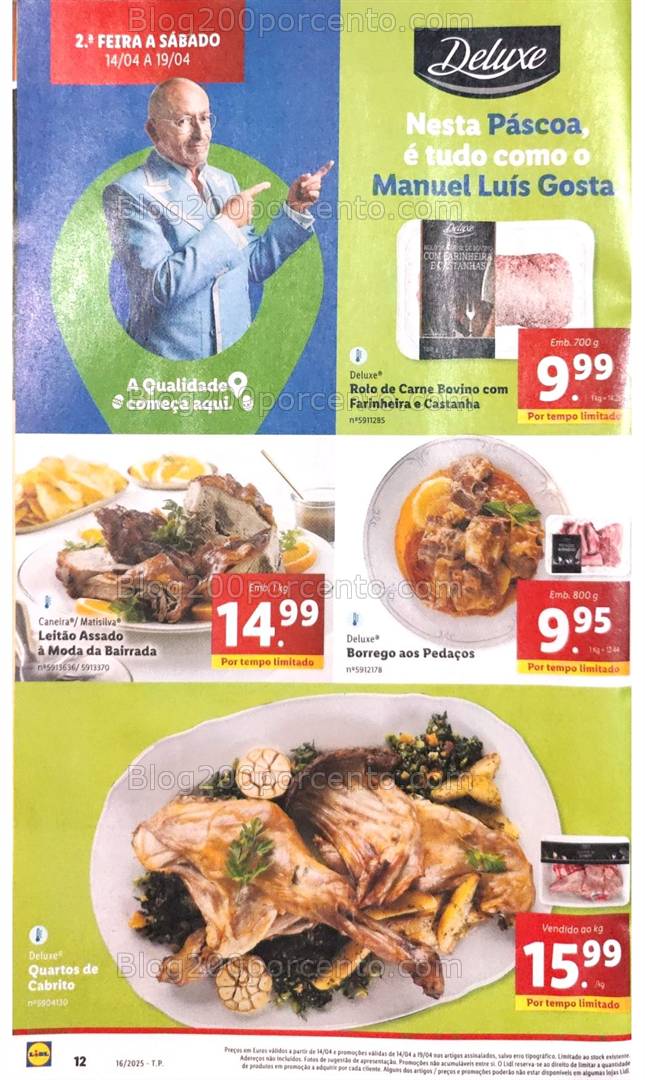 Antevisão Folheto LIDL Promoções de 14 a 19 abril