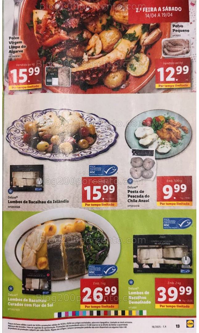 Antevisão Folheto LIDL Promoções de 14 a 19 abril
