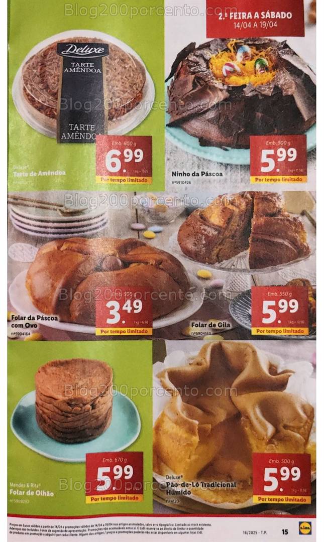 Antevisão Folheto LIDL Promoções de 14 a 19 abril