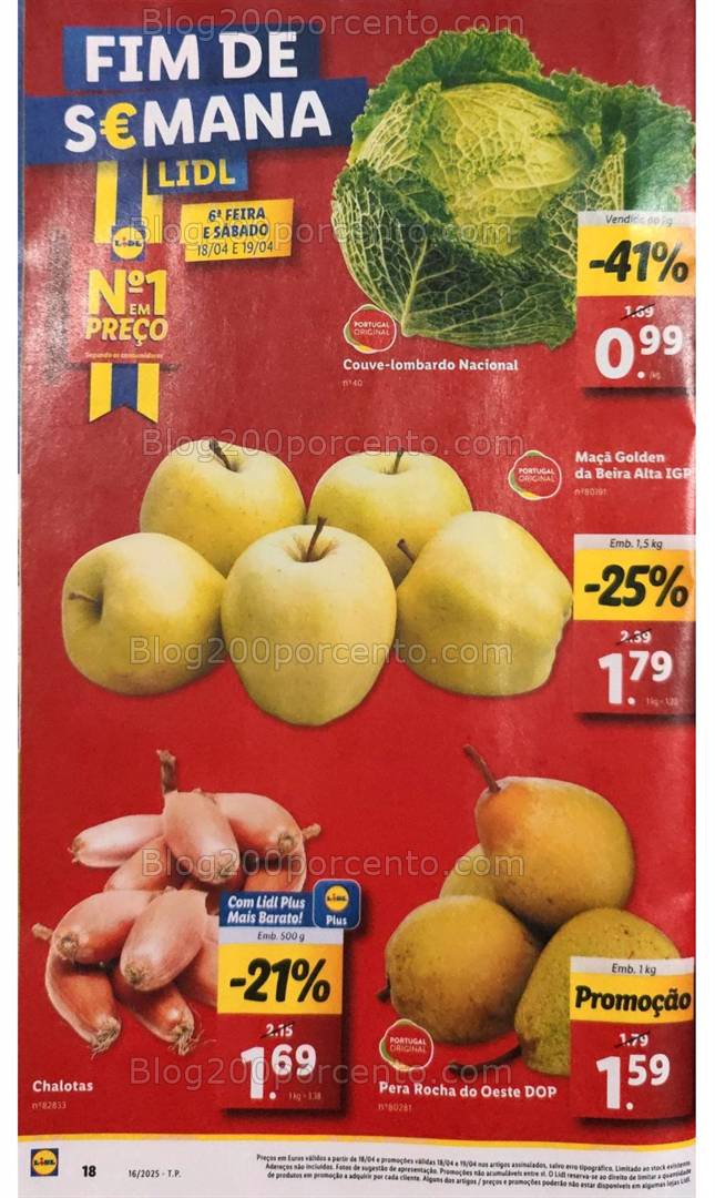 Antevisão Folheto LIDL Promoções de 14 a 19 abril
