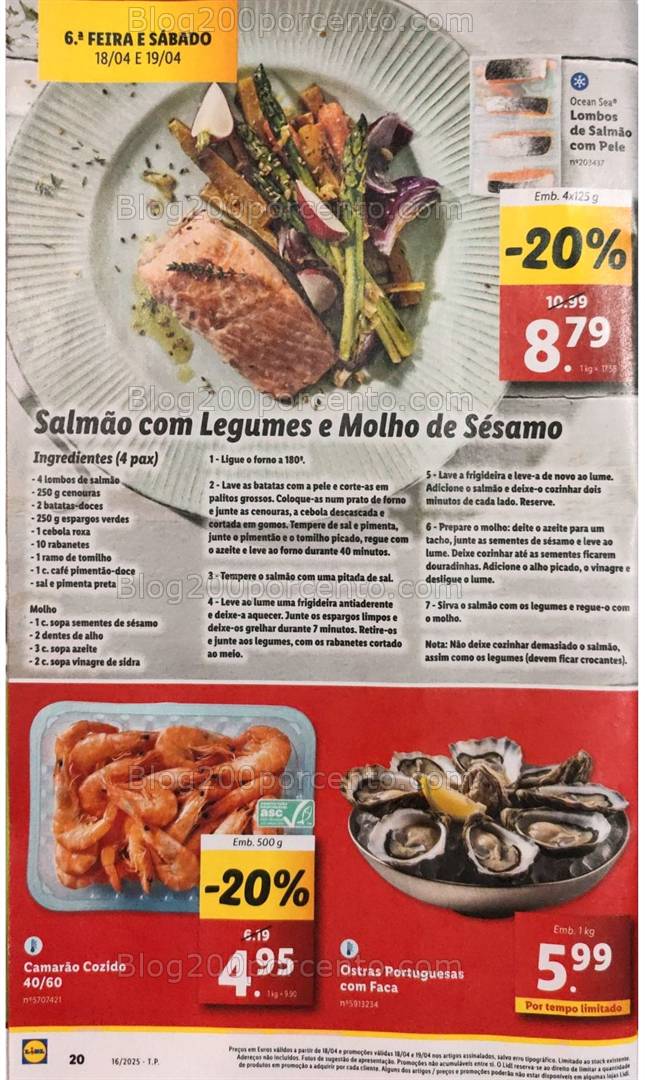 Antevisão Folheto LIDL Promoções de 14 a 19 abril