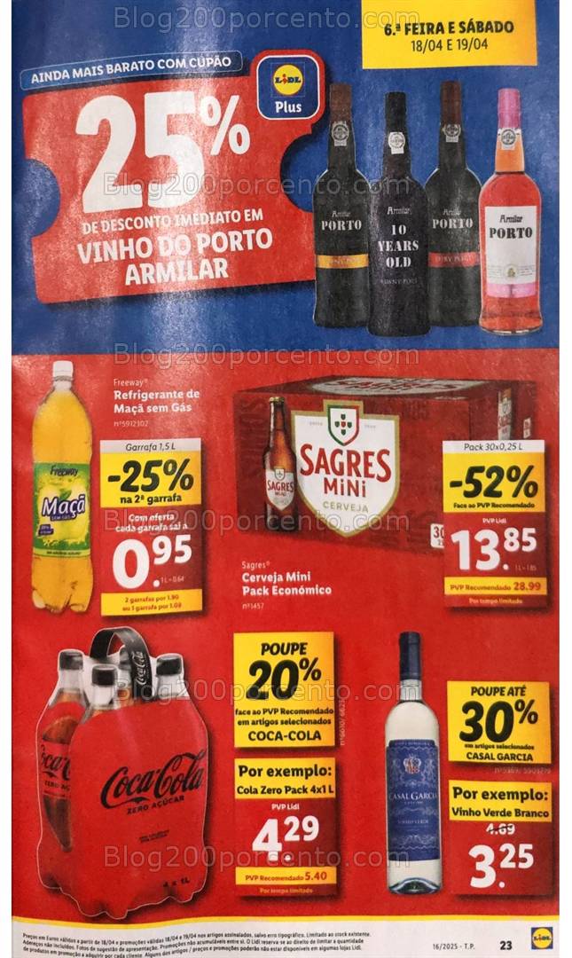 Antevisão Folheto LIDL Promoções de 14 a 19 abril