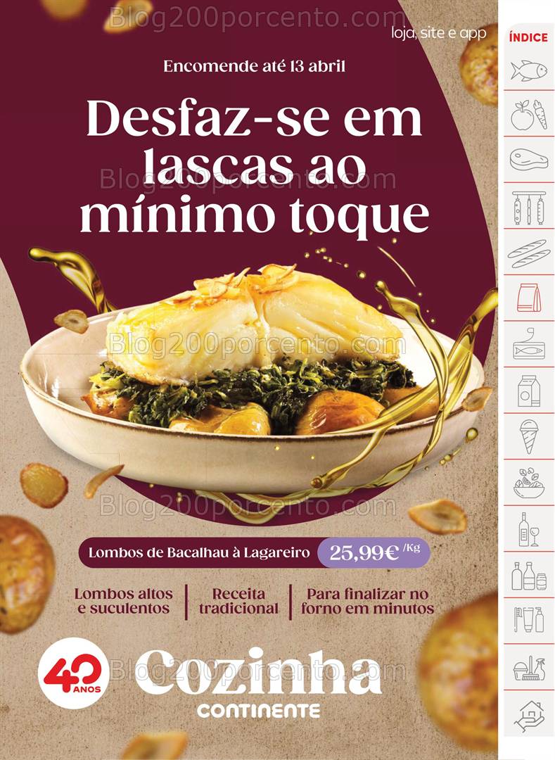 Antevisão Folheto CONTINENTE Promoções de 8 a 14 abril