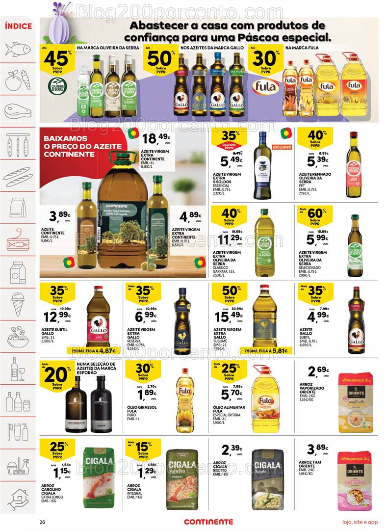 Antevisão Folheto CONTINENTE Promoções de 8 a 14 abril