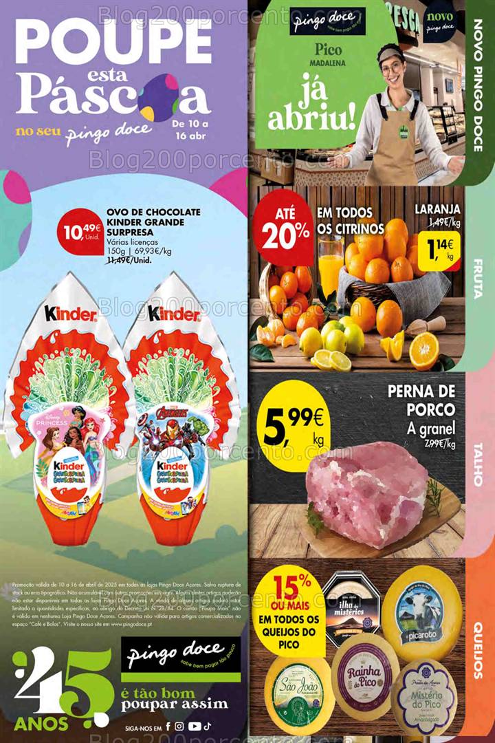 Antevisão Folheto PINGO DOCE Açores Promoções de 10 a 16 abril