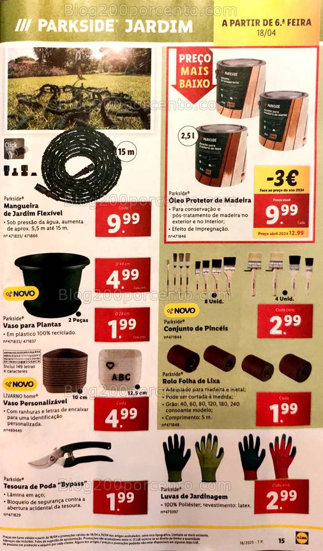 Antevisão Folheto LIDL Bazar Promoções de 14 a 19 abril