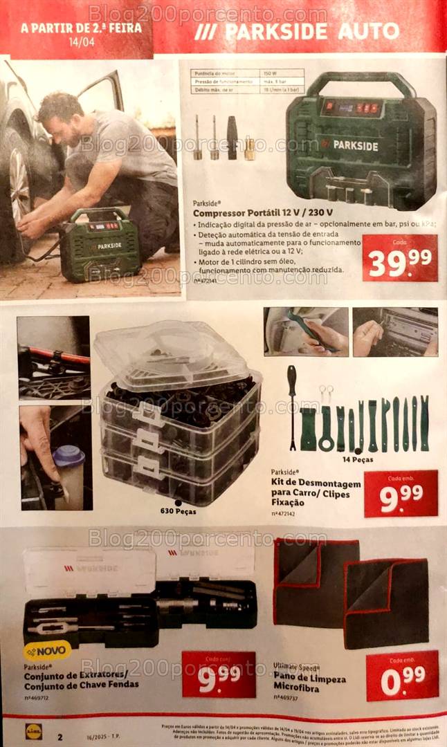 Antevisão Folheto LIDL Bazar Promoções de 14 a 19 abril