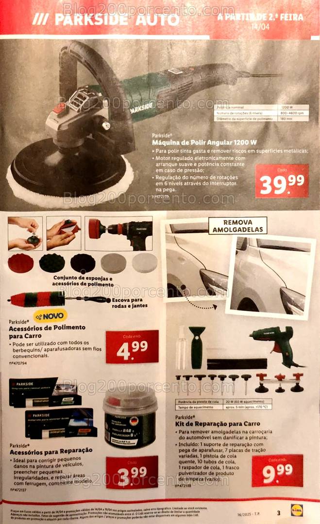 Antevisão Folheto LIDL Bazar Promoções de 14 a 19 abril