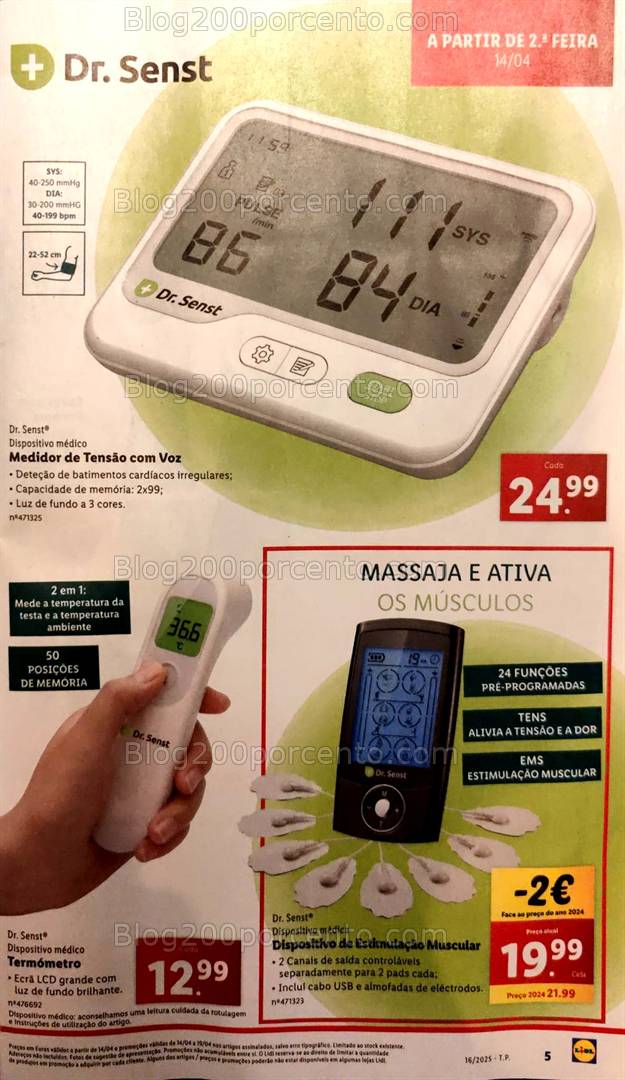 Antevisão Folheto LIDL Bazar Promoções de 14 a 19 abril