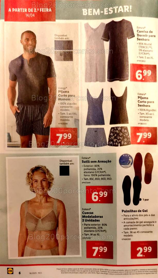 Antevisão Folheto LIDL Bazar Promoções de 14 a 19 abril