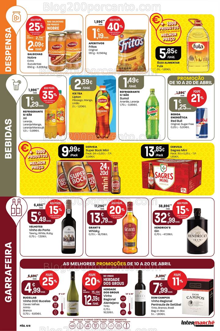 Antevisão Folheto INTERMARCHÉ Mini Promoções de 10 a 20 abril