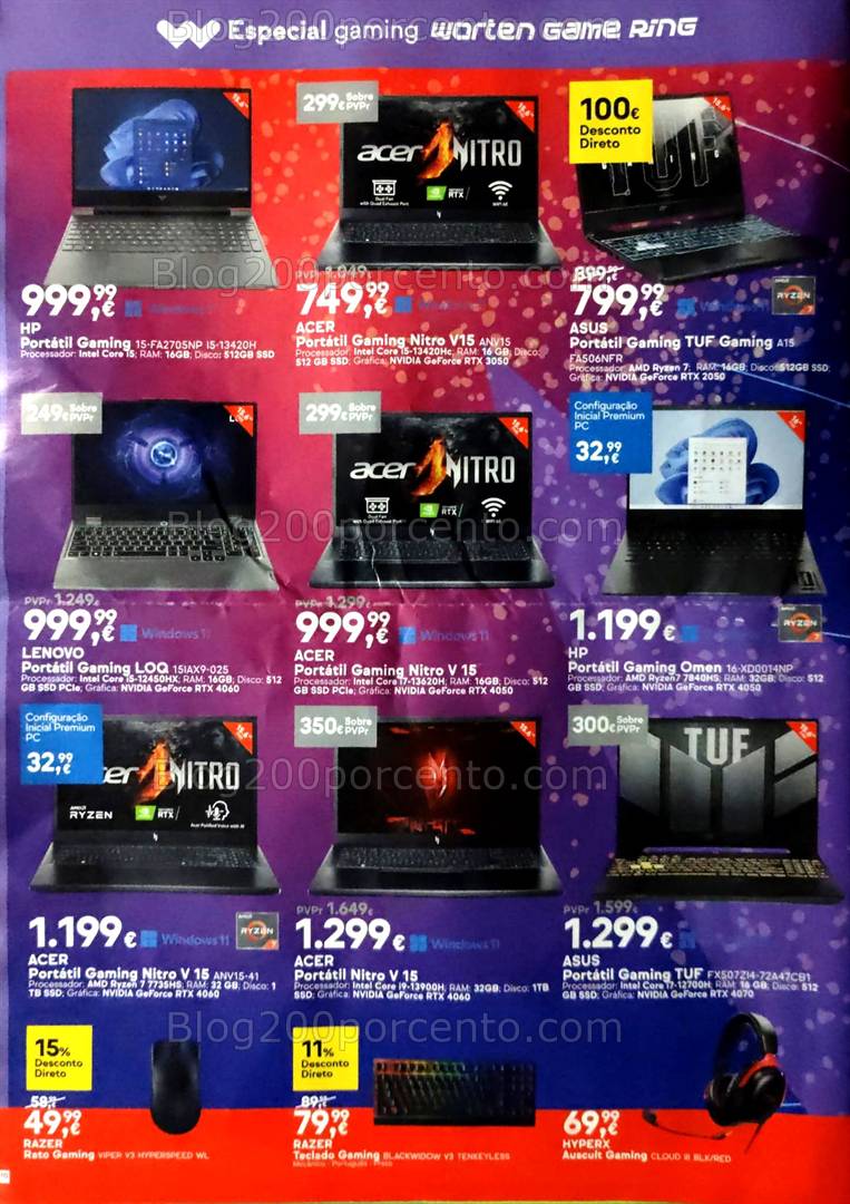 Antevisão Folheto WORTEN Promoções de 8 a 14 abril