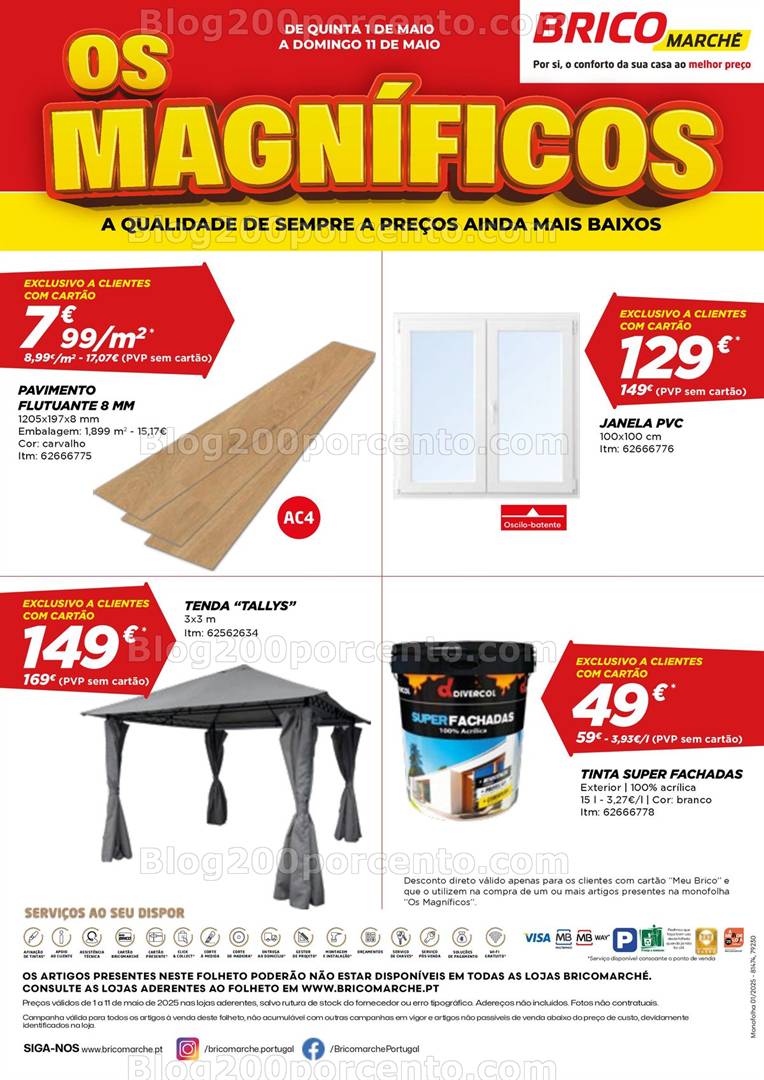 Antevisão Folheto BRICOMARCHÉ Extra Promoções de 1 maio a 11 maio