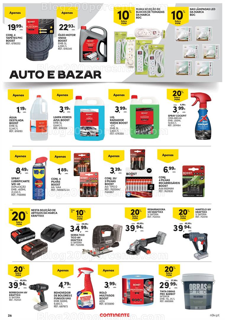 Antevisão Folheto CONTINENTE Bazar Açores Promoções de 1 maio a 14 maio