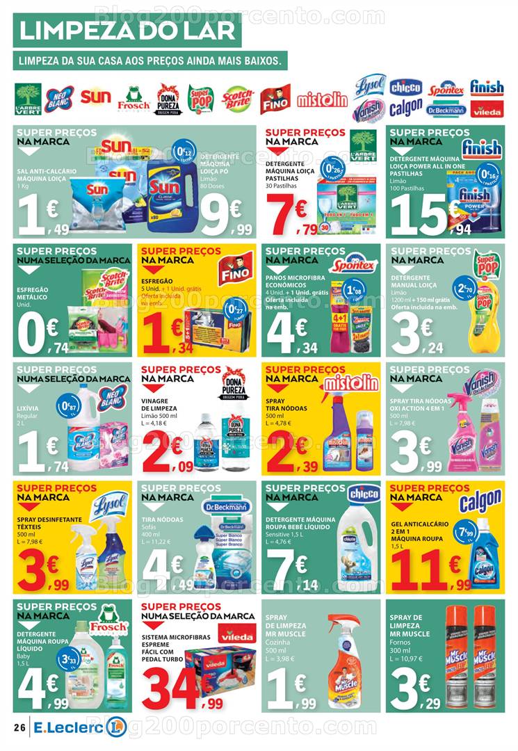Antevisão Folheto E-LECLERC Promoções de 1 maio a 7 maio