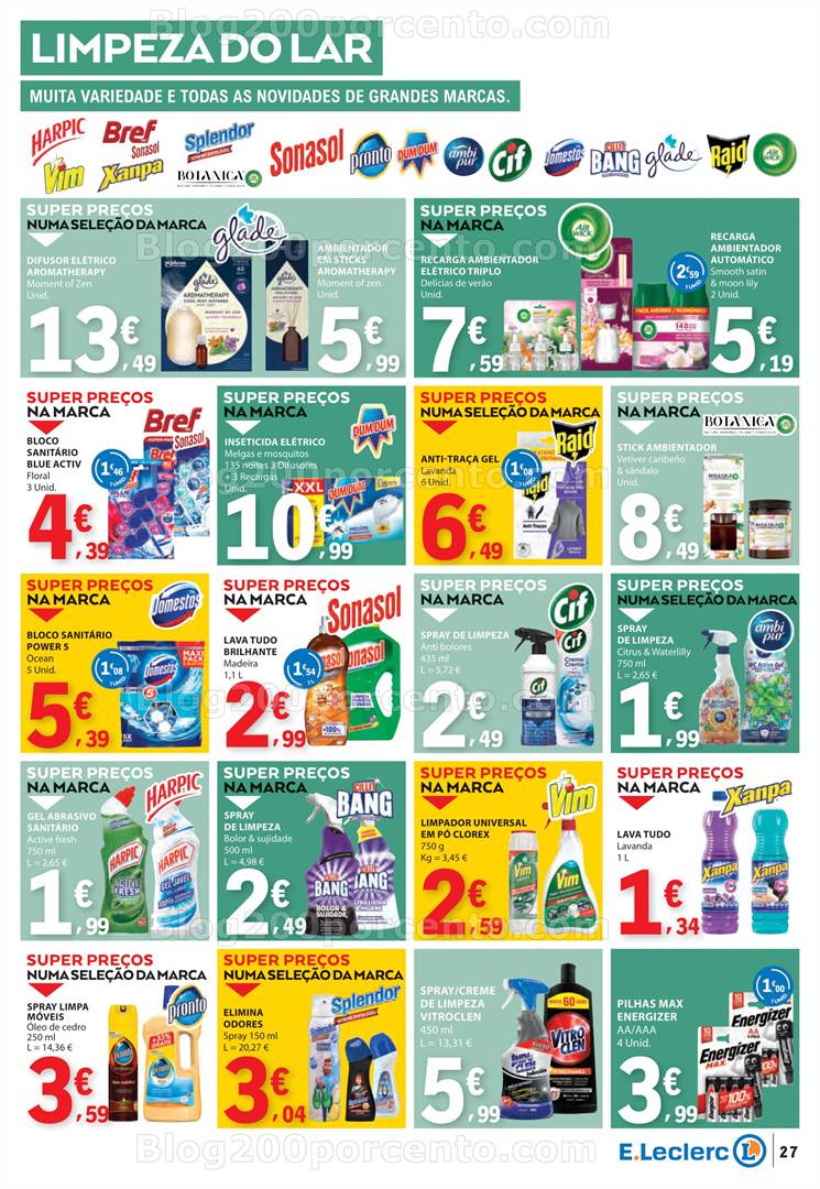 Antevisão Folheto E-LECLERC Promoções de 1 maio a 7 maio