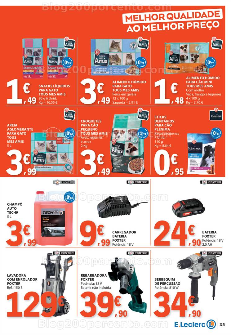 Antevisão Folheto E-LECLERC Marca Própria Promoções de 1 maio a 7 maio marca própria