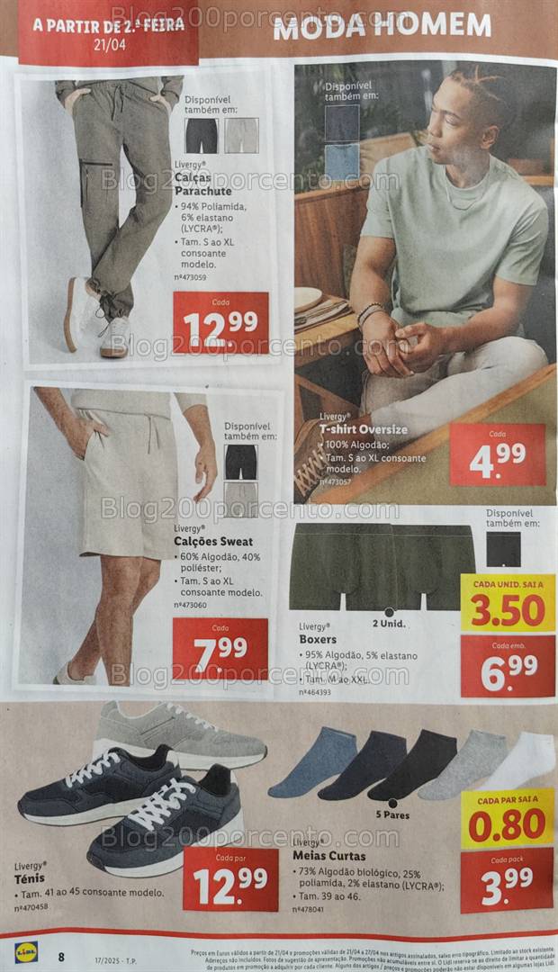 Antevisão Folheto LIDL Bazar Promoções de 21 de abril a 1 maio
