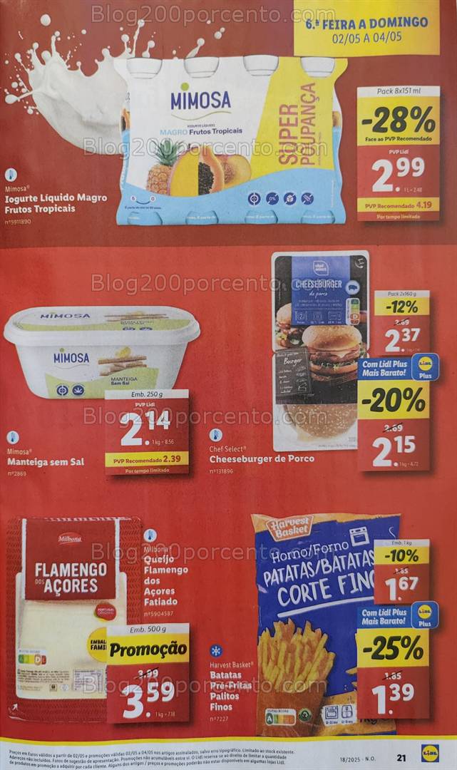 Antevisão Folheto LIDL Promoções de 28 abril a 4 maio