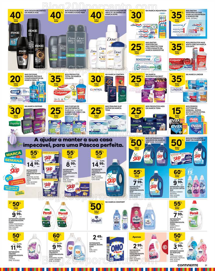 Antevisão Folheto CONTINENTE Madeira Promoções de 15 a 21 abril