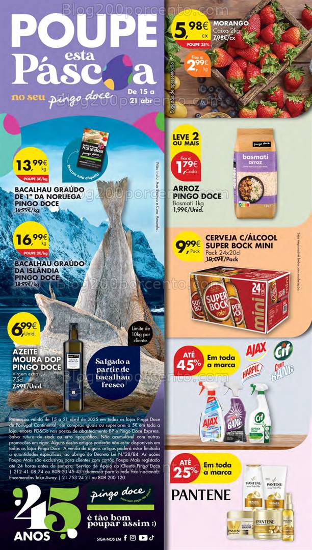 Antevisão Folheto PINGO DOCE Lojas Pequenas Promoções de 15 a 21 abril