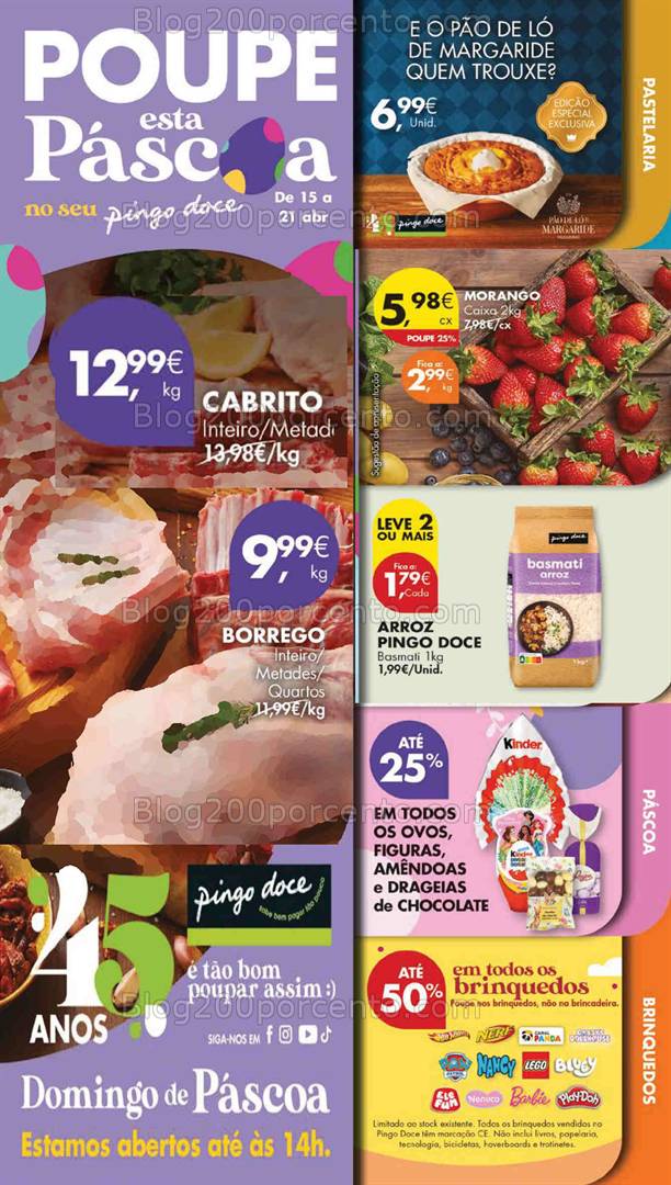 Antevisão Folheto PINGO DOCE Lojas Grandes Promoções de 15 a 21 abril