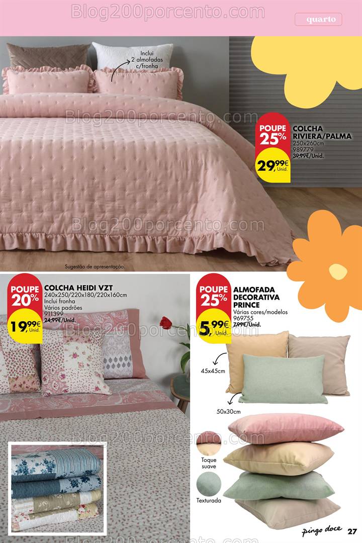 Antevisão Folheto PINGO DOCE Bazar Primavera Promoções de 22 abril a 19 maio