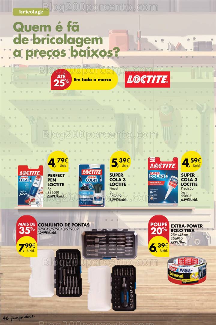 Antevisão Folheto PINGO DOCE Bazar Ferramentas Promoções até 19 maio ferramentas