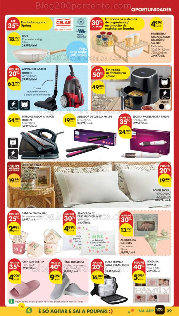 Antevisão Folheto PINGO DOCE Bazar Lojas Médias Promoções de 22 a 28 abril