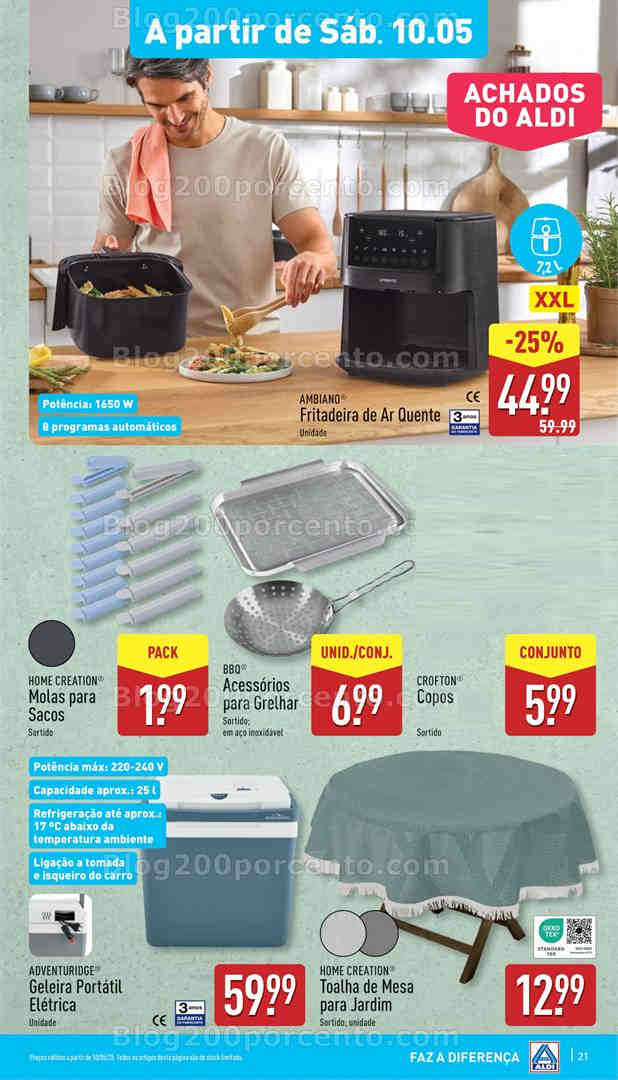 Antevisão Folheto ALDI cozinha