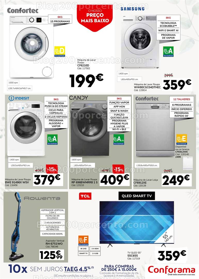 Antevisão Folheto CONFORAMA Promoções de 1 maio a 28 maio