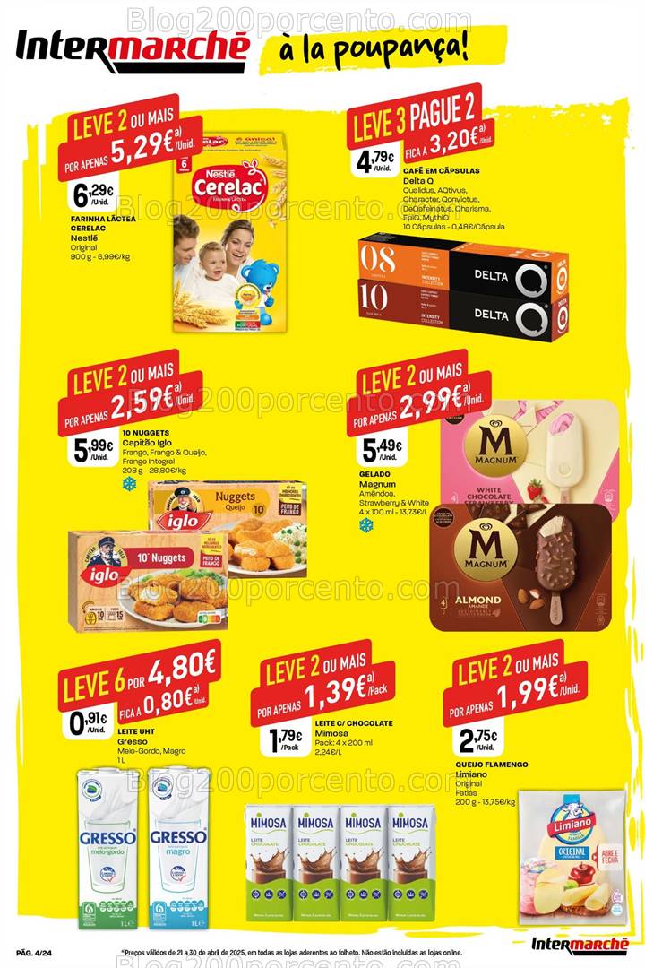 Antevisão Folheto INTERMARCHÉ Contact Promoções de 21 a 30 abril